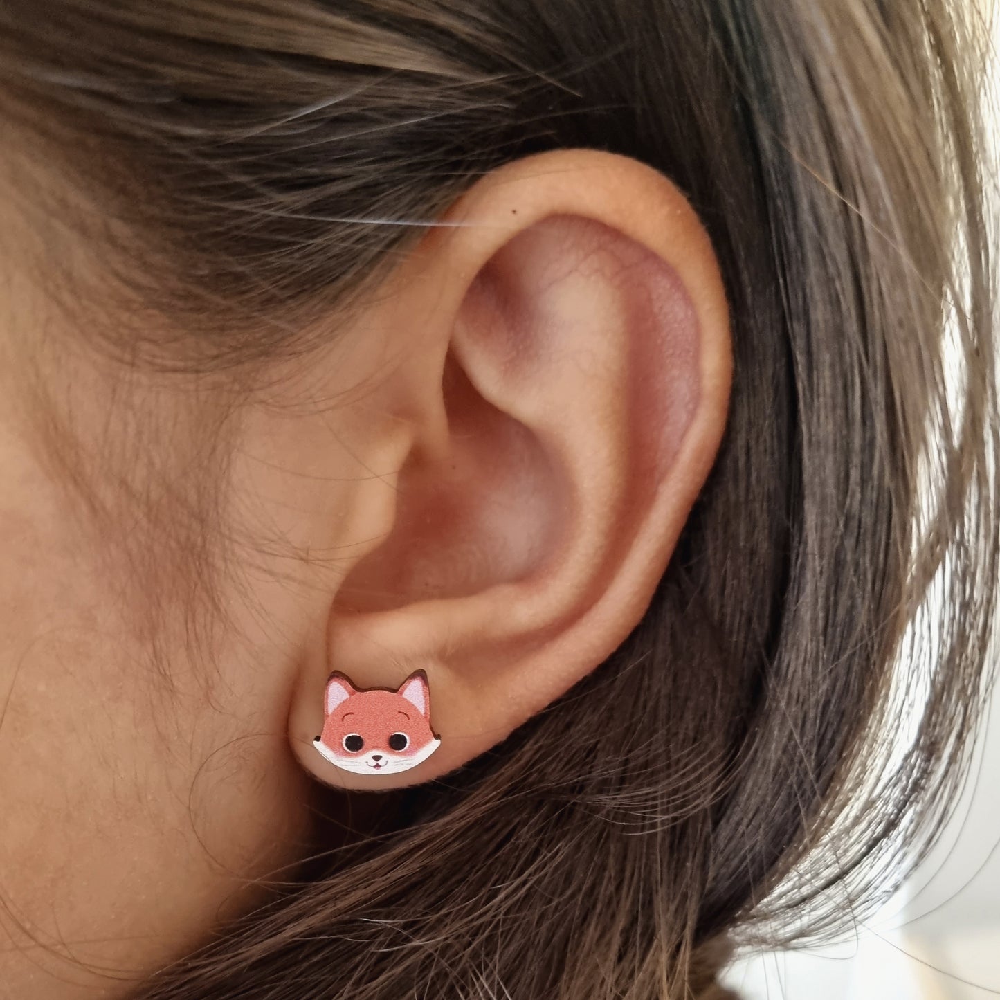 BOUCLES D'OREILLE - PETIT RENARD