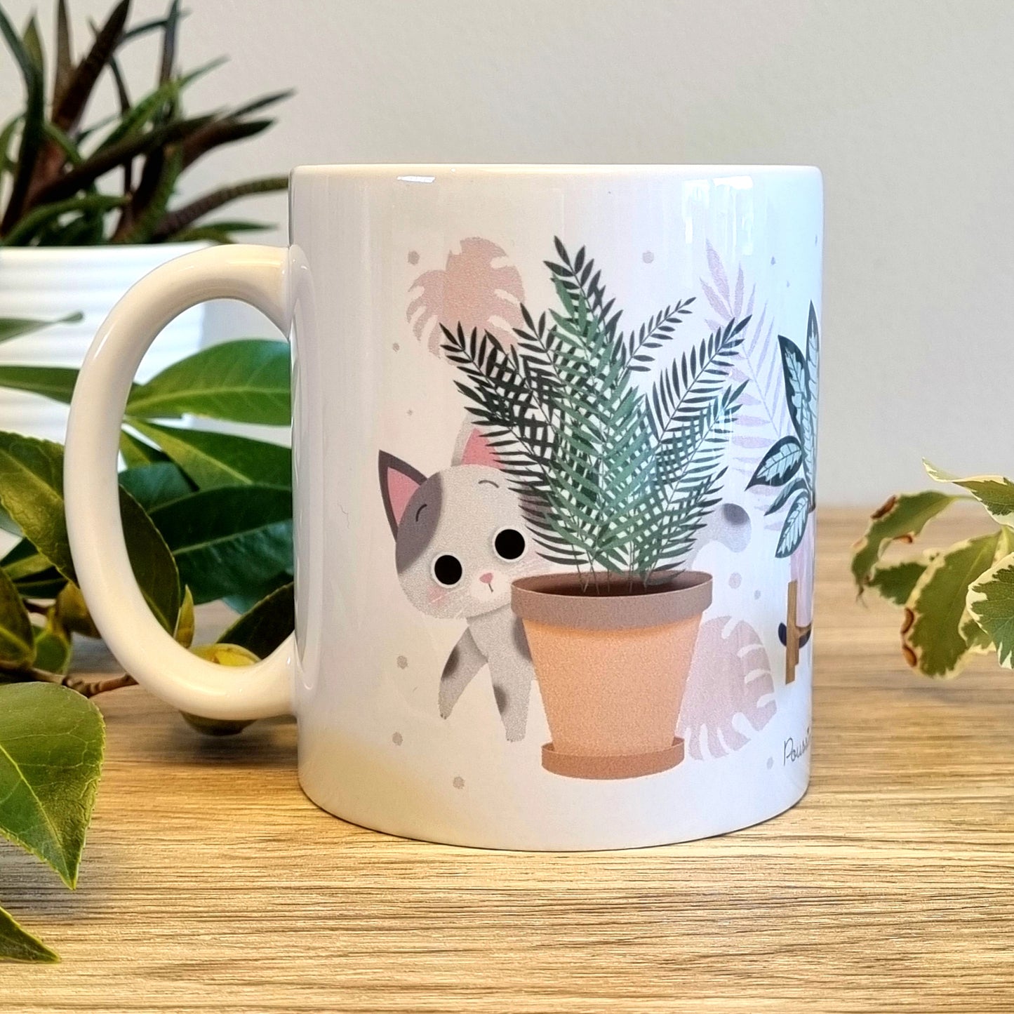 MUG - CHATS ET PLANTES