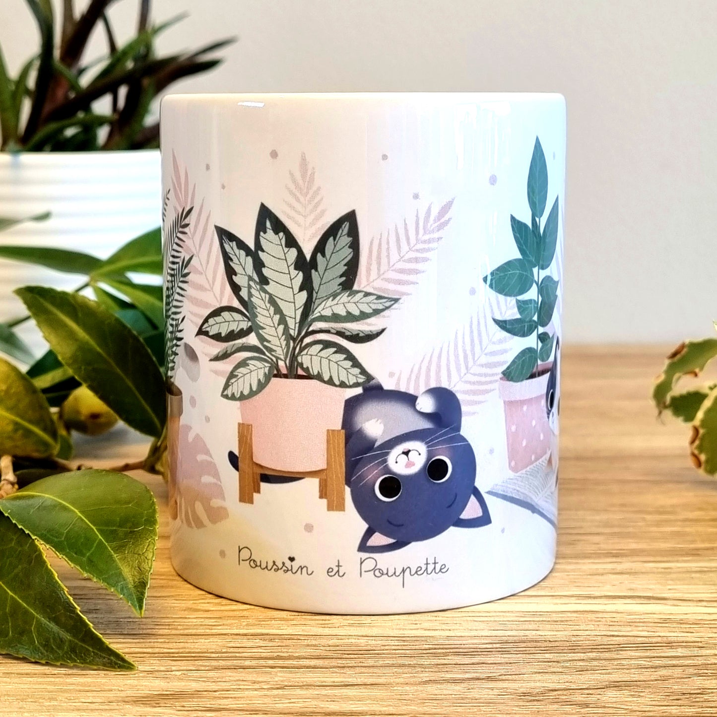 MUG - CHATS ET PLANTES